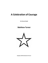 A Celebration of Courage Concert Band sheet music cover